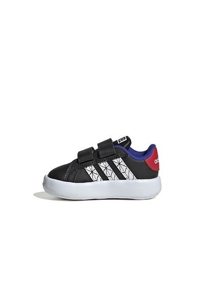 adidas Grand Court Spider-Man Cf I Baby Casual Shoes Js0743 Black