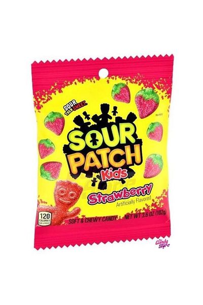 SOUR PATCH KİDS Sour Patch Kids, Căpșuni, 102g