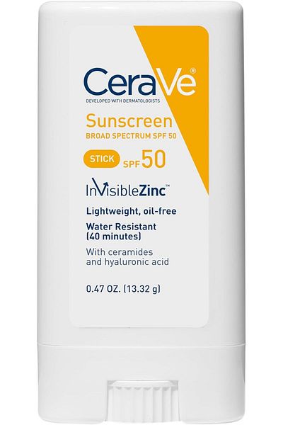 CeraVe Mineral Sunscreen Stick for Kids & Adults | 100% Mineral Sunscreen, Zinc Oxide & Titanium Dio