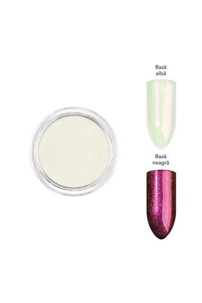 LUXORISE Pigment de unghii Moonlight LUXORISE Chrome, Strălucire apus de soare