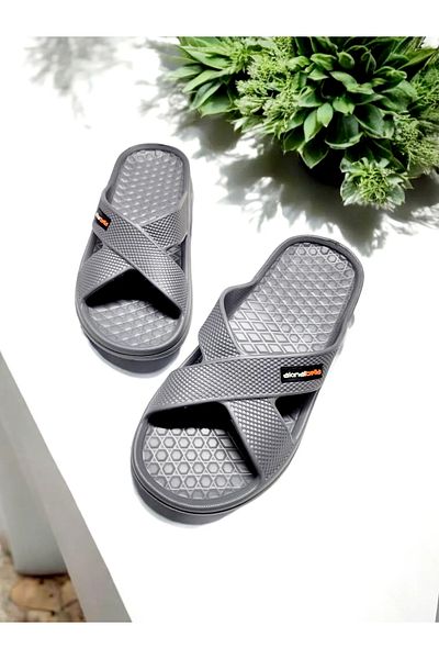 AkınalBella Eva Cross Soft Sole Beach, Pool, Sea Slippers