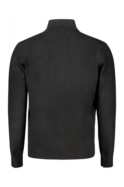Norway Men's zip-up sweater, with embroidered mini logo, Regular fit