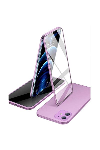 Smart Tech Apple iPhone 11 Uyumlu 360 Derece Tam Kaplayan Cam Kapak Kılıf