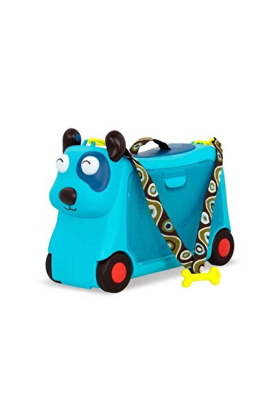 BToys Çocuk Valizi Woof Mavi Köpek Figürlü 2 Yaş Üzeri