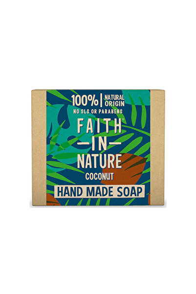 Faith In Nature Săpun solid cu nucă de cocos, Faith in Nature, 100 gr
