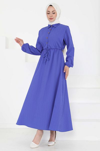 TOFİSA Sweater Dress Suit Saks - 27192