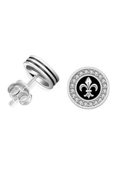 delis 925 silver earrings, JW1418, classic model, rhodium plated