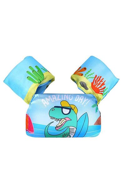 fulina Kids Swimming Vest,with Shoulder Straps Arm Wings,Learning Swimming Training Gear,for 2+Kids