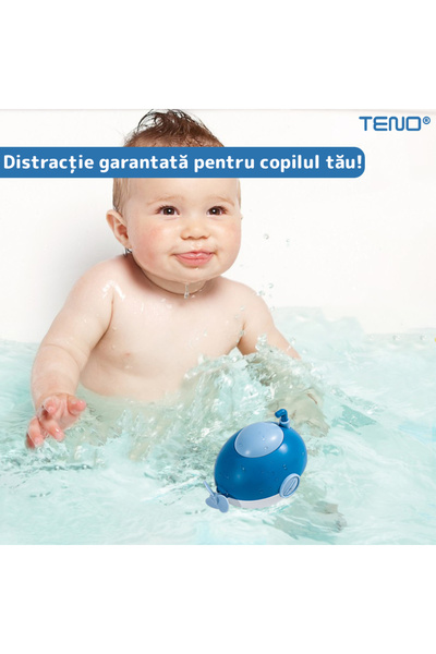 Teno Jucarie de Baie pentru Copii Teno®, Submarin Inotator, 8x11x8.5cm, albastru