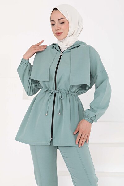 TOFİSA Front Tie Double Suit Cagla - 27073