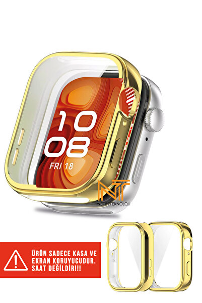 Nezih Case Huawei Watch Fit 4 Pro Uyumlu Yumuşak Silikon 360 Tam Koruma Kasa ...