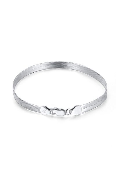 delis Men's 925 silver bracelet, JW1488, rhodium plated
