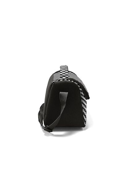 Coral High Black and White Checkerboard Patterned Thermo Lunch Box 22777