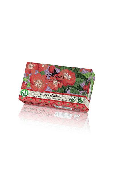 Florinda Săpun vegetal Florinda cu parfum de trandafir sălbatic, La Dispensa, 100 g