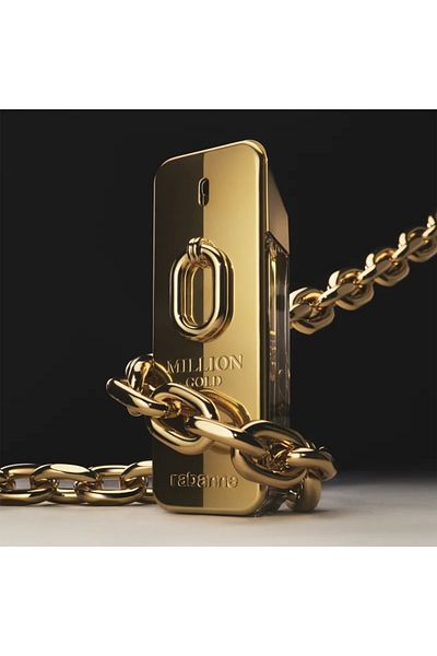 Paco Rabanne Million Gold Gift Set, Intense Eau De Parfum, 100 ml Deodorant 150 ml Mini 10 ml