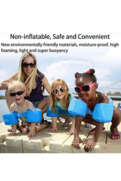 Arabest Kids Swimming Vest,with Shoulder Straps Arm Wings,Learning Swimming Training Gear,for 2+Kids