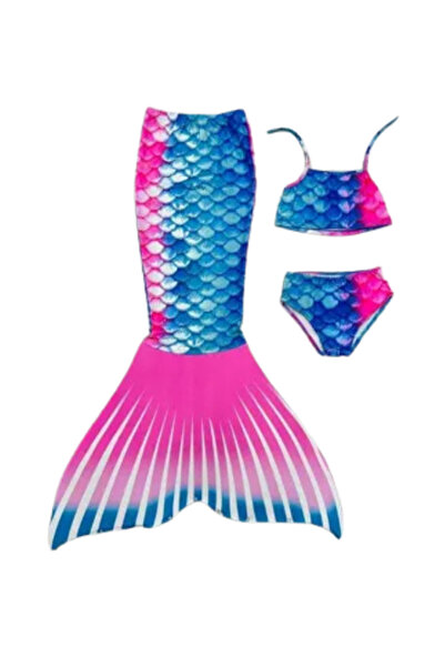 LİLLYPİCCA Ροζ μαγιό γοργόνας, διασκεδαστικό και άνετο σχέδιο για παιδιά