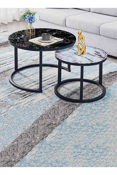 Raffine Set of 2 Multipurpose Modern Design Stylish Nordic Japanese Style Coffee Table