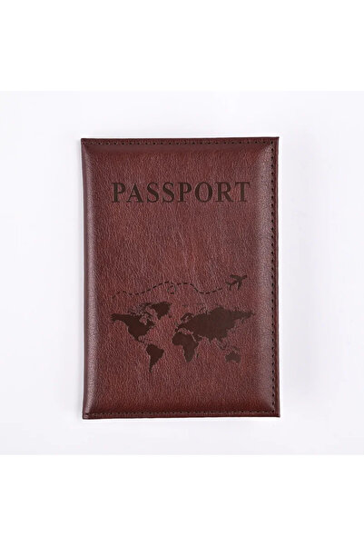 delis Unisex passport cover, Maelis PT1314, Dark brown