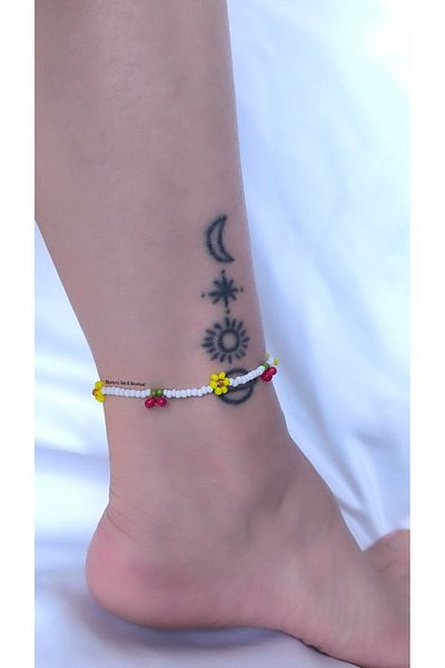MYSTERY TAKI AKSESUAR Cherry Bead Anklet