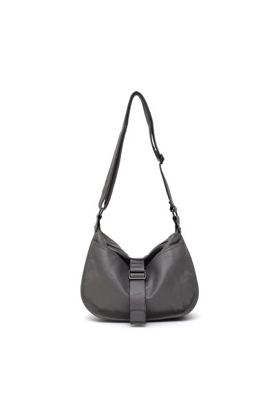 delis Γυναικεία τσάντα, Taelia GT3355, γνήσιο δέρμα, γκρι