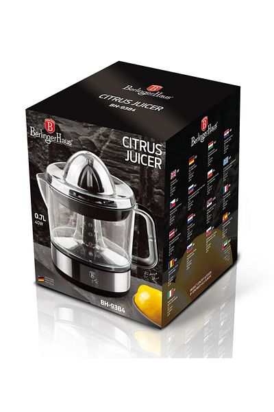 Berlinger Haus Presă electrică de citrice 0,7 l Colecția Matte Black