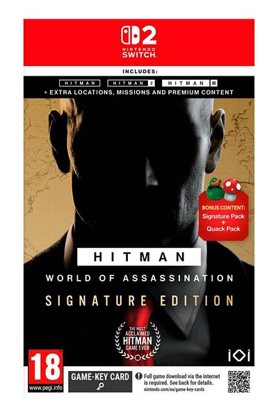 Hitman World of Assassination Signature Edition Switch 2 (Game Key Card) - Nintendo Switch