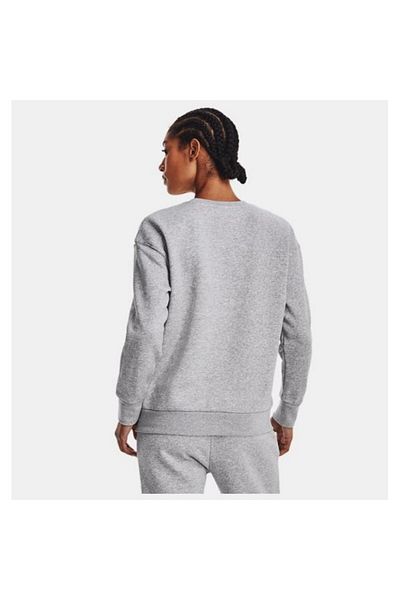 Under Armour Essential Fleece Γυναικείο Γκρι Ποδηλατικό Φούτερ