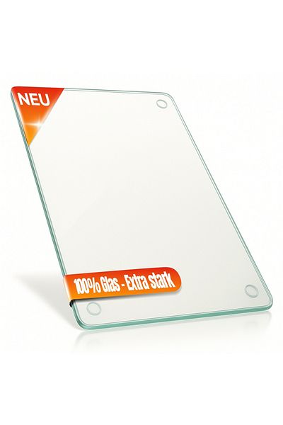 Decovetro Schneidebrett Glas |40x30cm | Glass Cutting Board | Leicht Zu Reinigen