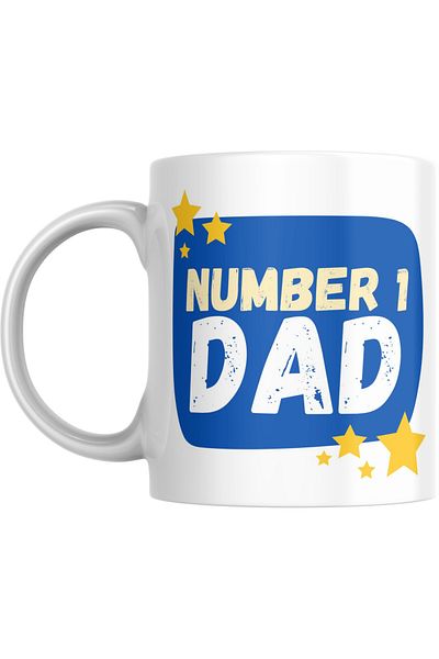 SiestaSafari Coffee Mug - Number 1 Dad Gift Father's Day Birthday