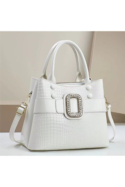 delis Γυναικεία τσάντα, Mireluna GT3519, Λευκή