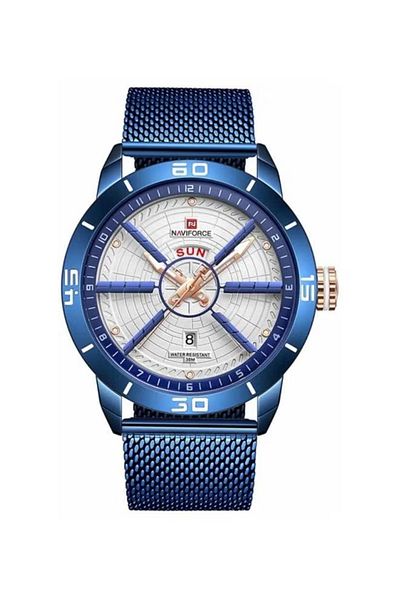 Naviforce Luxury Relojes De Hombre Stainless Steel Male Branded Casual Quartz Wrist Watch for Men