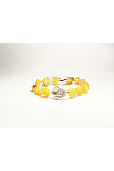 HÜNERTAŞ دائرة البركات سوار من الحجر الطبيعي المرن