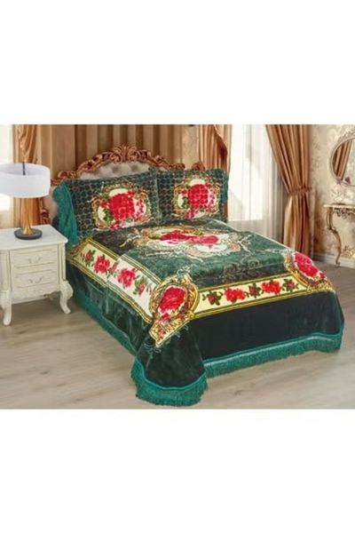 smart home 4-Piece Heavy Winter Blanket Set, 220x240cm, 260x230cm, 55x75cm, 9kg