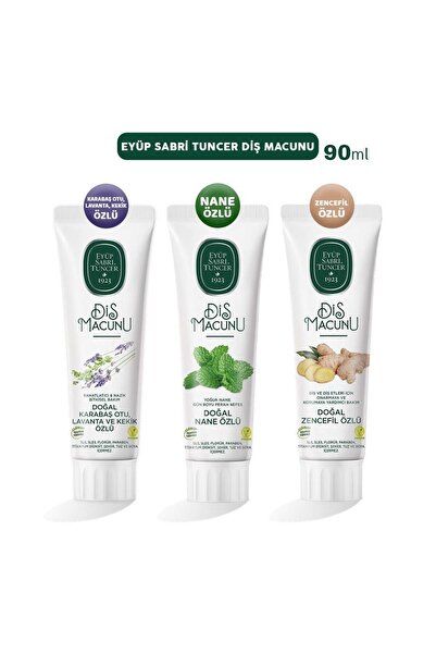 Eyüp Sabri Tuncer Diş Macunu Lavanta, Nane Ve Zencefil 90 Ml