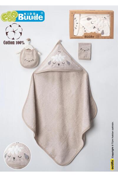 Buude Kids Bebek Pamuk Havlu Set