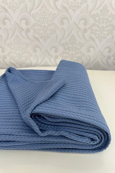 Sofline 100% Cotton Double Summer Knitted Pique, Bedspread, Anti-Sweat Fabric (240X200Cm)