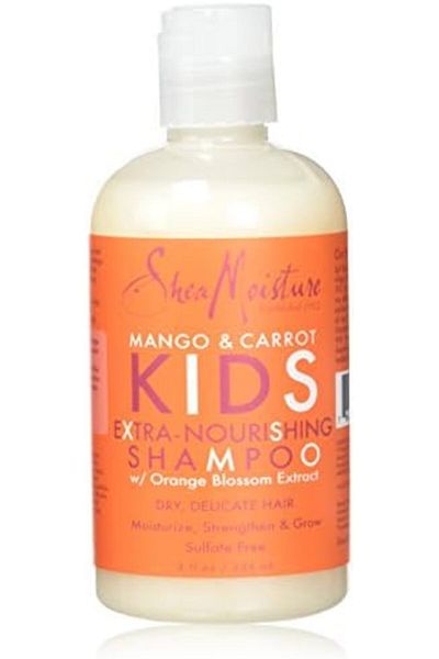 Shea Moisture Mango & Carrot Kids Extra-nourishing Shampoo & Conditioner with Diva Collection Hair B