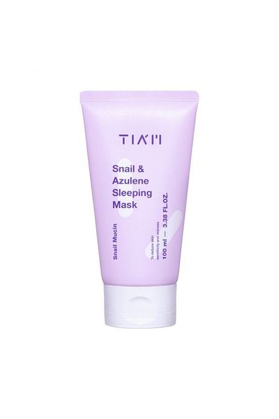 Diventiamo Belle TIAM (Tube) Snail &amp; Azulene Sleeping Mask, 100ml - Moisturising night mask with azulene