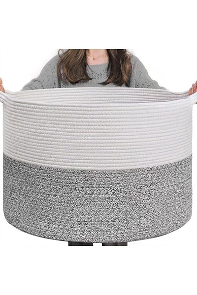 MaVaux Amaterasu Jute Wicker Basket, Organizer Basket, Wicker Woven Basket 40cm X 30cm