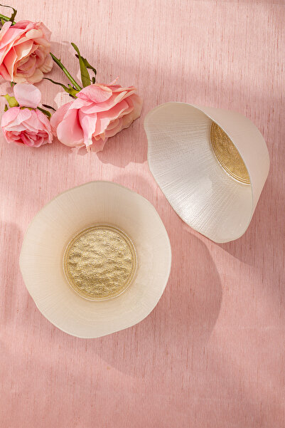 Emsan Golden 2 Piece Glass Conical Bowl 21 cm