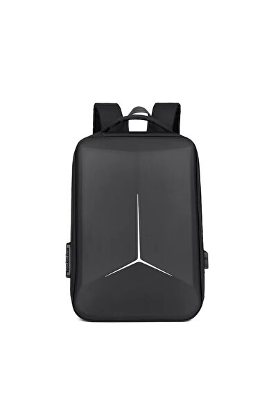 delis Rucsac unisex, Lorcan GT3748, port USB, Negru