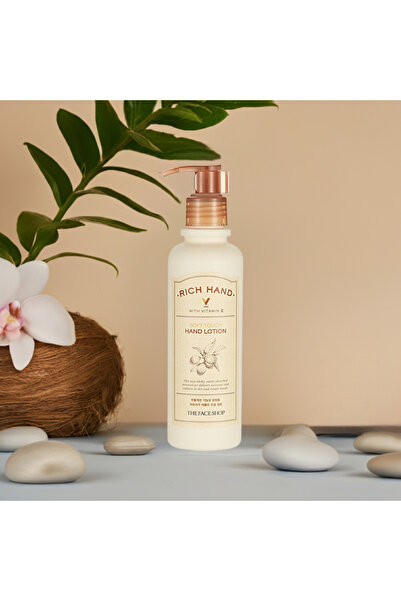 The Face Shop Rich Hand Lotion in Soft Touch with Shea Butter - The Face Shop