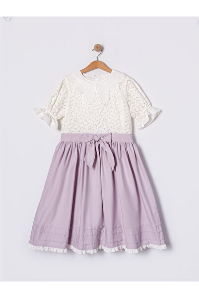 Pafim Pafi̇m Girl's Collar Dress 5-8 Years