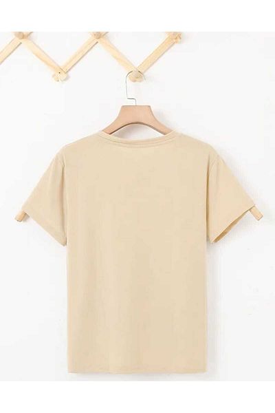 TekTarzz Unisex μπλουζάκι από βαμβακερό σχέδιο καρδιάς