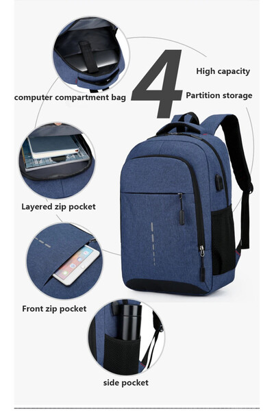 delis Men's backpack, Rafael GT2143, Blue