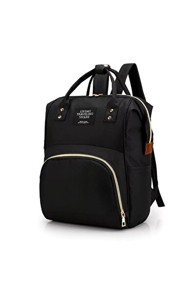 delis Rucsac multifunctional pentru mamici, Taisia GT3696, Negru