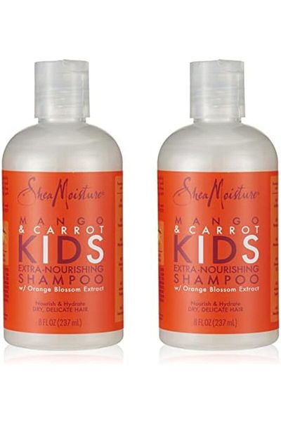 Shea Moisture Kids Shampoo 8 Ounce Mango/Carrot Extra Nourishing (236ml) (2 Pack)