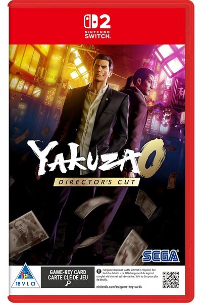 SEGA Yakuza Zero Director’s Cut Switch 2 ( Game Key Card) - Nintendo Switch