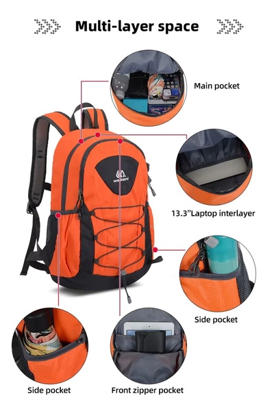 delis Unisex hiking backpack, Zinaida GT3719, Dark blue